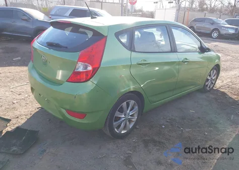 2014 Hyundai Accent Se из США, поврежденный, VIN KMHCU5AE9EU190353